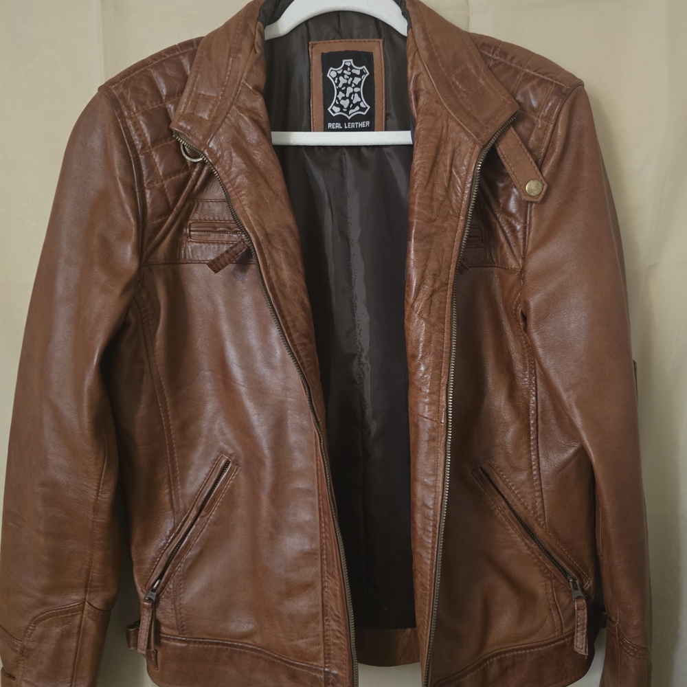 Men’s Brown Bomber Jacket